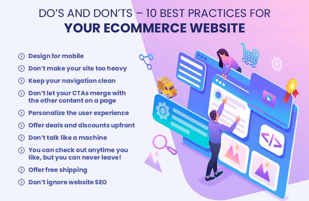 Do’s and Don’ts – 10 Best Practices for Your eCommerce Website - QualDev
